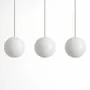 Ceiling lights - Set 3 Pieces -Ambient Lighting Glass Sphere Small Bulb Lamp - MOR