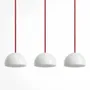 Plafonniers - Ensemble de 3 petites ampoules à ampoule hémisphérique en verre pour é - MOR