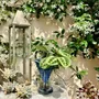 Vases - Clay pot -NOMADE BLUE PETROL- design - 3D auto-irrigating - COMMON PLACE