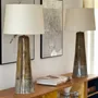 Céramique - Lampe à poser sculpturale conique - FUOCO collection - DI VINCENZO POUJOULA