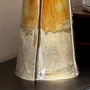 Céramique - Lampe à poser sculpturale conique - FUOCO collection - DI VINCENZO POUJOULA