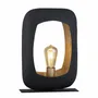 Lampes de bureau - S/2 LAMPES ASS.'PARIS' NOIR MAT+GOLD - FANCY