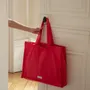 Sacs et cabas - Grand cabas en épaisse toile de coton bio. - LES PENSIONNAIRES