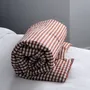 Linge de lit - Edredon vichy en lin et coton - LES PENSIONNAIRES