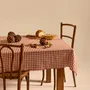 Linge de table textile - Nappe vichy en lin et coton - LES PENSIONNAIRES