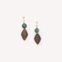 Jewelry - Small post earrings - Aventurine - NATURE BIJOUX