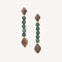Jewelry - Long post earrings - Aventurine - NATURE BIJOUX