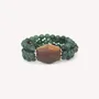 Jewelry - 3 rows magnet lock bracelet - Aventurine - NATURE BIJOUX