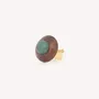 Jewelry - Adjustable round ring roblès and aventurine - Aventurine - NATURE BIJOUX