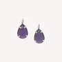 Jewelry - Violet drop french hook earrings - Gotborg - NATURE BIJOUX