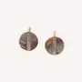 Jewelry - Round french hook earrings - L'ile Rousse - NATURE BIJOUX