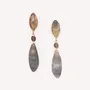 Jewelry - Post earrings with black lip pendant - L'ile Rousse - NATURE BIJOUX