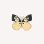 Bijoux - Broche papillon nacre dorée - Mariposa - NATURE BIJOUX