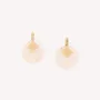 Jewelry - Round white MOP french earrings - San Lazzaro - NATURE BIJOUX