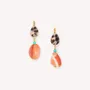 Jewelry - French hook earrings with irregular agate - Surabaya - NATURE BIJOUX