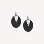 Jewelry - Simple oval french earrings - Volcan - NATURE BIJOUX
