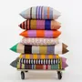 Fabric cushions - Handwoven striped cushions - A WORLD OF CRAFT