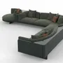 Sofas - Eclisse Sofa - ELIE SAAB MAISON