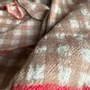 Scarves - LEONARD cognac wool and cashmere scarf - MONSIEUR CHARLI