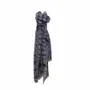 Scarves - PETRUS marine wool and cotton scarf - MONSIEUR CHARLI