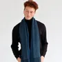 Foulards et écharpes - Echarpe en laine PIERIC bleu - MONSIEUR CHARLI