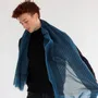 Foulards et écharpes - Echarpe en laine PIERIC bleu - MONSIEUR CHARLI