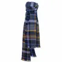Scarves - LARGO marine acrylic and wool scarf - MONSIEUR CHARLI