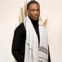 Scarves - DESIRE abyss wool scarf - MONSIEUR CHARLI