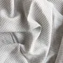 Table linen - Beige Linen Gingham Tablecloth 140 x 180 cm - OURY HOME