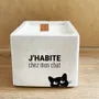 Objets personnalisables - Bougie en béton à message - TOUT EST DIT