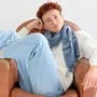 Foulards et écharpes - Echarpe en laine MAXENCE bleu - MONSIEUR CHARLI