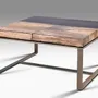 Tables basses - TABLE BASSE 'MANAMA' BOIS PETRIFIE/RESINE - FANCY