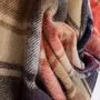 Scarves - LARGO beige acrylic and wool scarf - MONSIEUR CHARLI