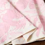 Fabrics - Pink Tenango Embroidered Bed Runner - HUAKAL