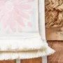 Fabrics - Pink Tenango Embroidered Bed Runner - HUAKAL