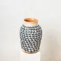 Unique pieces - Painted Clay Vase – Blue Fish - HUAKAL