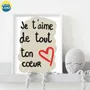 Poster - Je t'aime de tout ton cœur - NIKOLE & RUBEN