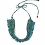 Jewelry - Upcycled fabric choker necklaces with fringes - I WAS A SARI