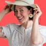 Bijoux - Boucle d'Oreille CLAP - DAISY - pâquerette - bijou - CLAP PARIS