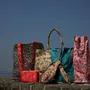 Sacs et cabas - Upcycled wine bags for gifting - I WAS A SARI