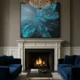 Paintings - Painting acrylic and resin "Underwater Flowers" - TURIK&ART (KSENIIA TURIK)