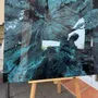 Paintings - Painting acrylic and resin "Underwater Flowers" - TURIK&ART (KSENIIA TURIK)