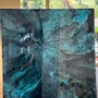 Paintings - Painting acrylic and resin "Underwater Flowers" - TURIK&ART (KSENIIA TURIK)