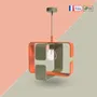 Design objects - Bicolour Suspension Lamp - BO X - BOETHIC - DECORATION ENGAGEE
