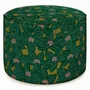 Poufs - Pouf Michelle Mousse & Olive - PALAIS SUSTAINABLE LUXURY
