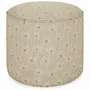 Poufs - Pouf Laura Sable & Écru - PALAIS SUSTAINABLE LUXURY