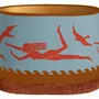 Blinds - Palais x Hôtel Magique Lampshade Thalassa Smokey Blue & Coral - PALAIS SUSTAINABLE LUXURY