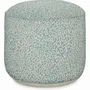 Outdoor decorative accessories - Outdoor pouf Maya Ice & Ecru - PALAIS SUSTAINABLE LUXURY
