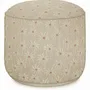 Outdoor decorative accessories - Outdoor pouf Laura Sand & Ecru - PALAIS SUSTAINABLE LUXURY