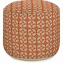 Outdoor decorative accessories - Outdoor pouf Coco Burnt Orange & Rose - PALAIS SUSTAINABLE LUXURY